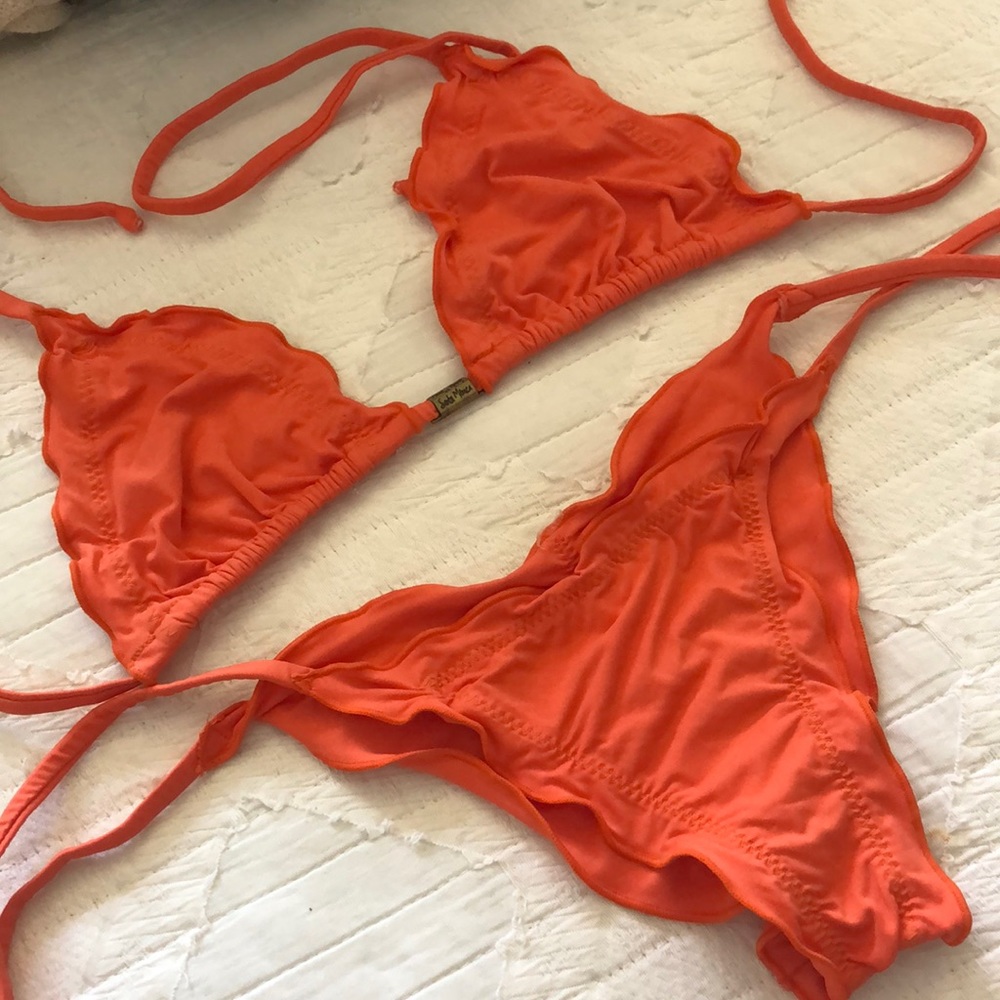 Orange Brazilian bikini